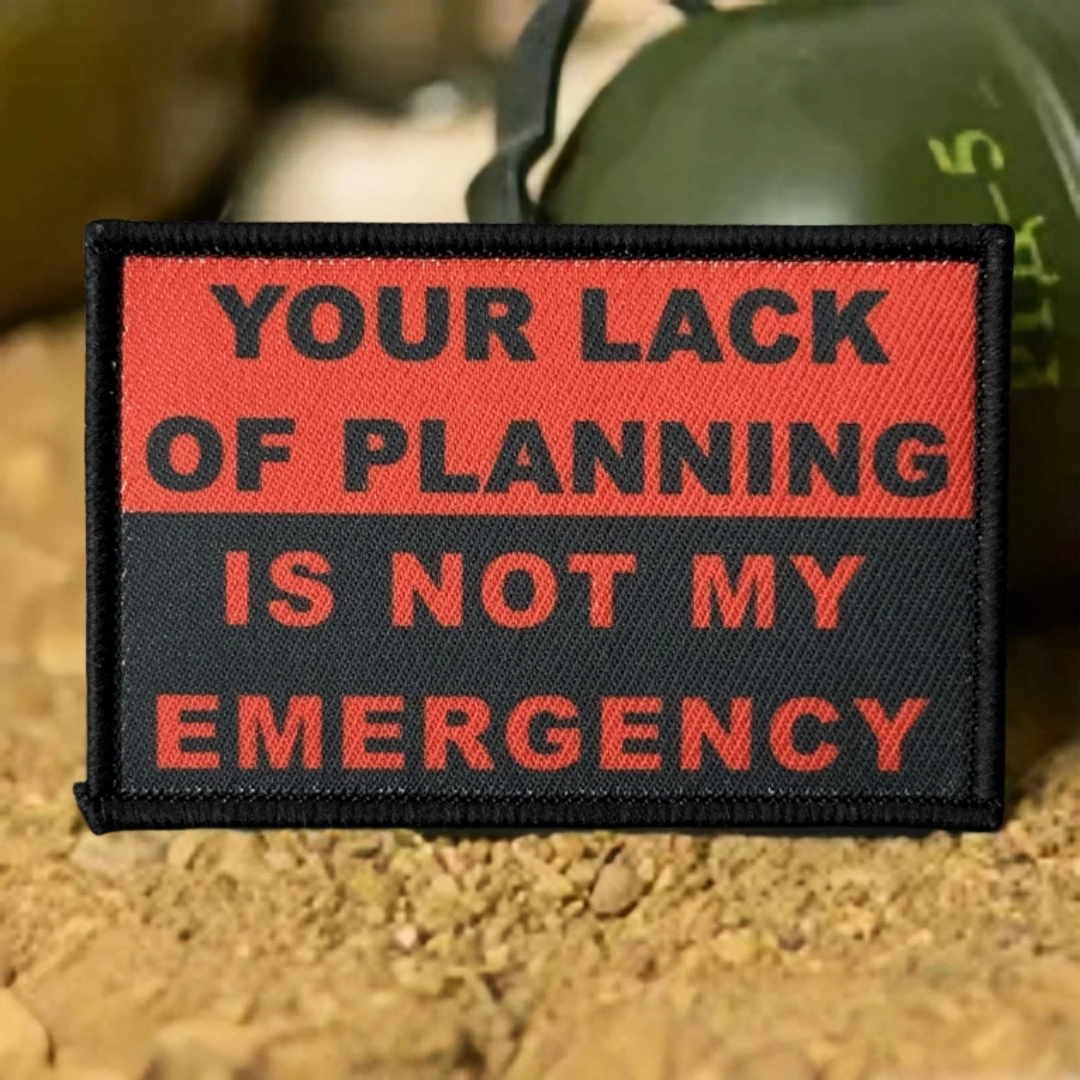 Parche táctico militar moral de emergencia con velcro para ropa - imagen 4