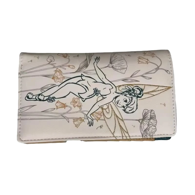 متوفر في المخزون ديزني Loungefly محفظة حافظة للبطاقات ليتل الجنية غرزة مرحبا كيتي محفظة مخلب محفظة للنساء الكبار حقيبة يدوية هدية