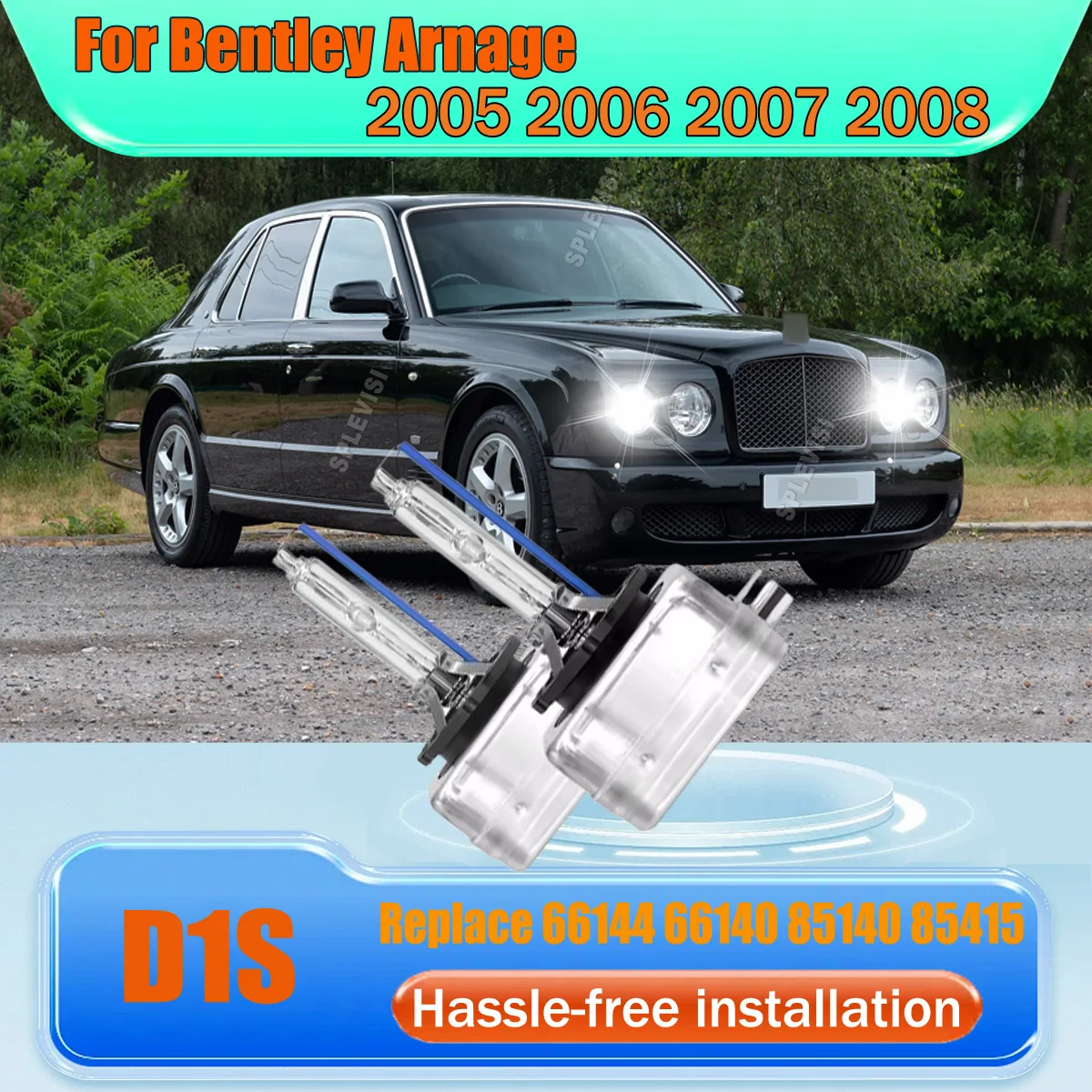 

D1S HID Headlight Bulbs efficient yet powerful automotive standard lighting For Bentley Arnage 2005 2006 2007 2008