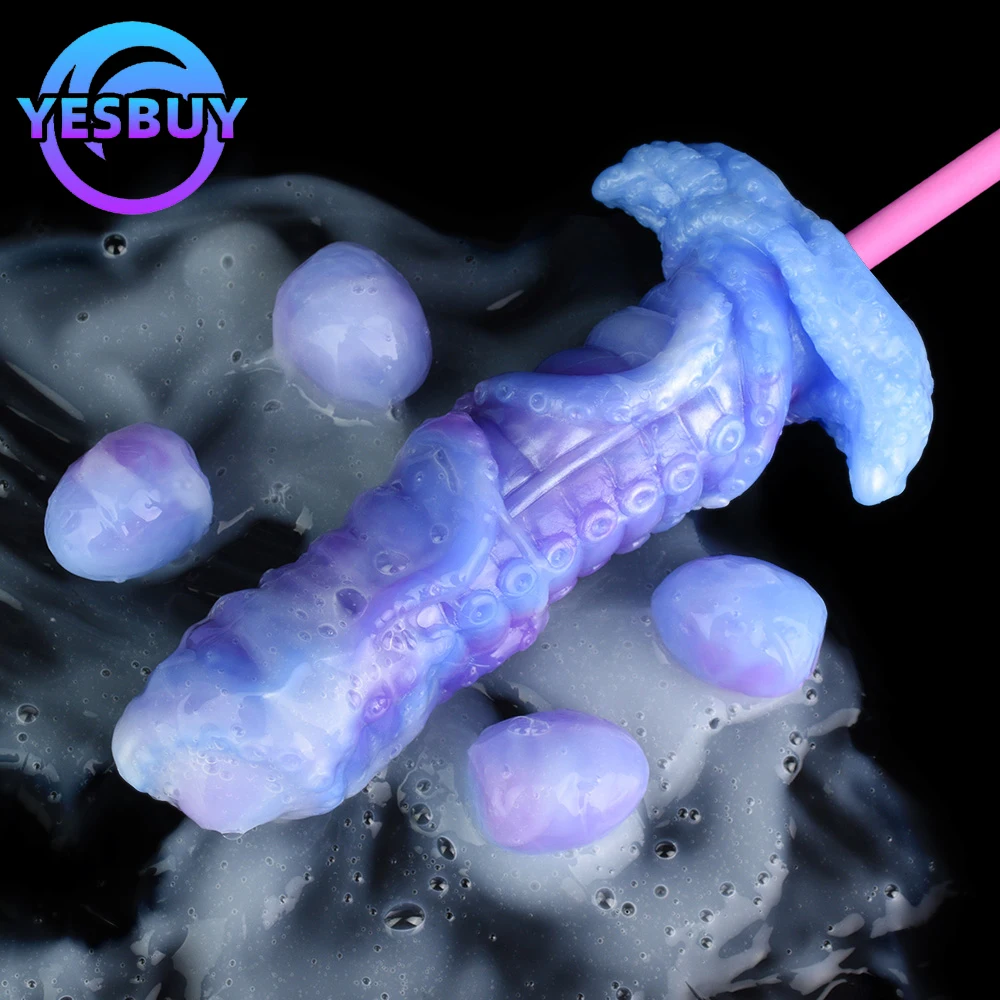 YESBUY Fantasy Manual Ovipositor Toy Lay Eggs Sex Toys Hand Push Ovipositors Silicone Vaginal Balls Female Orgasm Adult Product