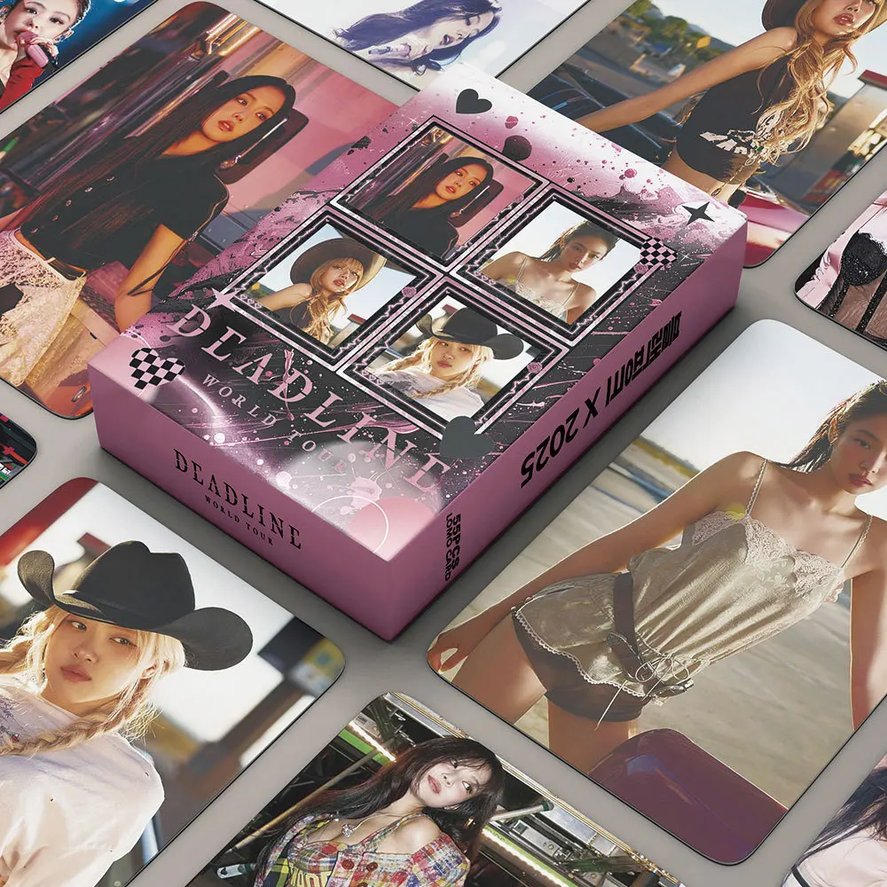 

55pcs New Album Girl Group Lomo Cards Photocards DEADLINE TOUR CONCERT high-definition Photo Card For Collection Fans Gifts