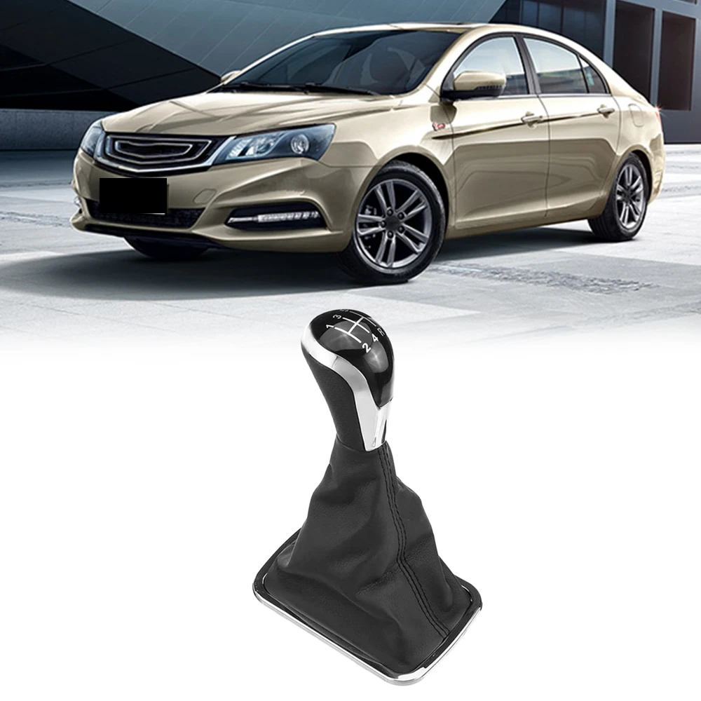 5 Speed Car Gear Shift Knob Boot Gear Shift Collars Dustproof Cover for Geely 7 EC7 EC715 EC718