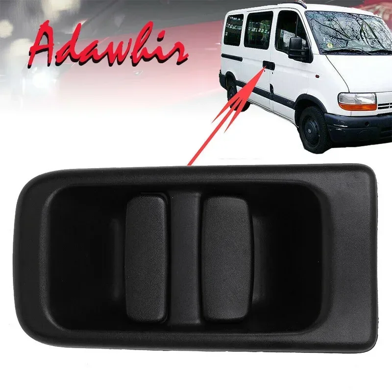 Maçaneta de porta deslizante lateral direita exterior, Renault Master Opel Vauxhall MOVANO, série toda Nissan Interstar X70, 1998-2010