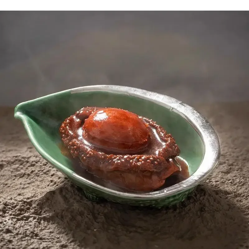Abalone Shaped Ceramic Dinner Plate Restaurant Dessert Sushi Molecular Cuisine Specialty Tableware