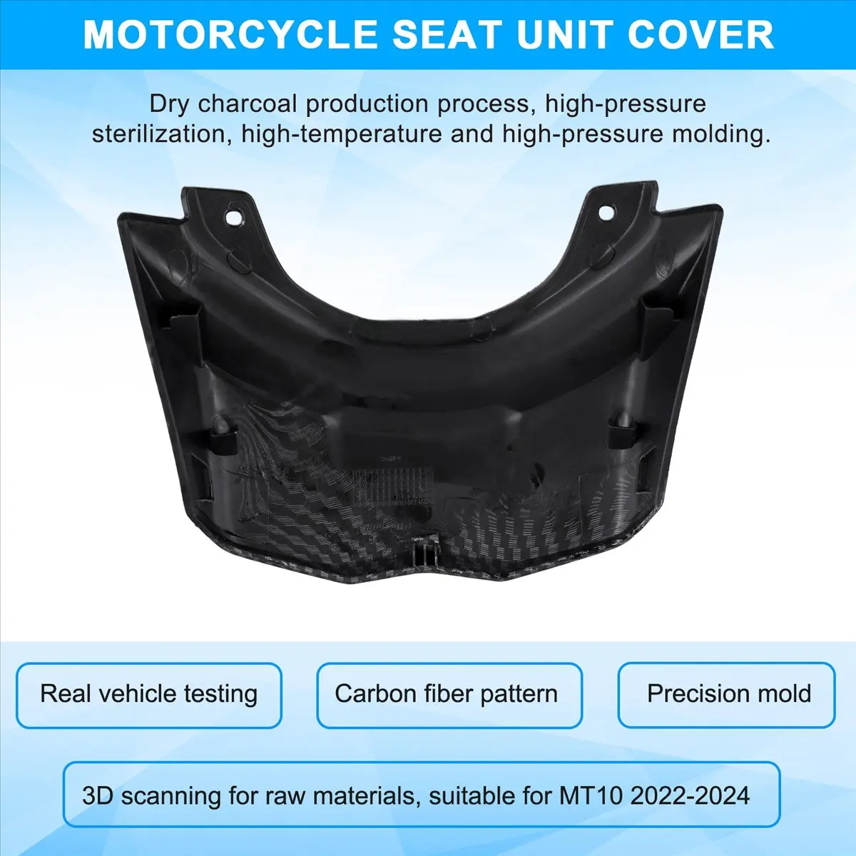 #40T Automotive Parts & Accessories,Motorcycle Accessories Seat Unit Cover Fairing Parts Kits for Yamaha (Carbon Fiber Pattern)