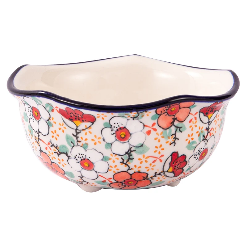 

Colorful ceramic eating bowls, noodle, household large double ear, high aesthetic value plates, tableware, 2023 new model