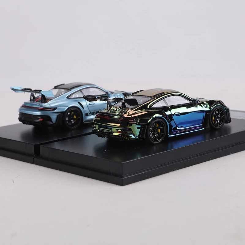 MJ 1:64 911 GT3 RS Die-cast alloy simulation car model toy