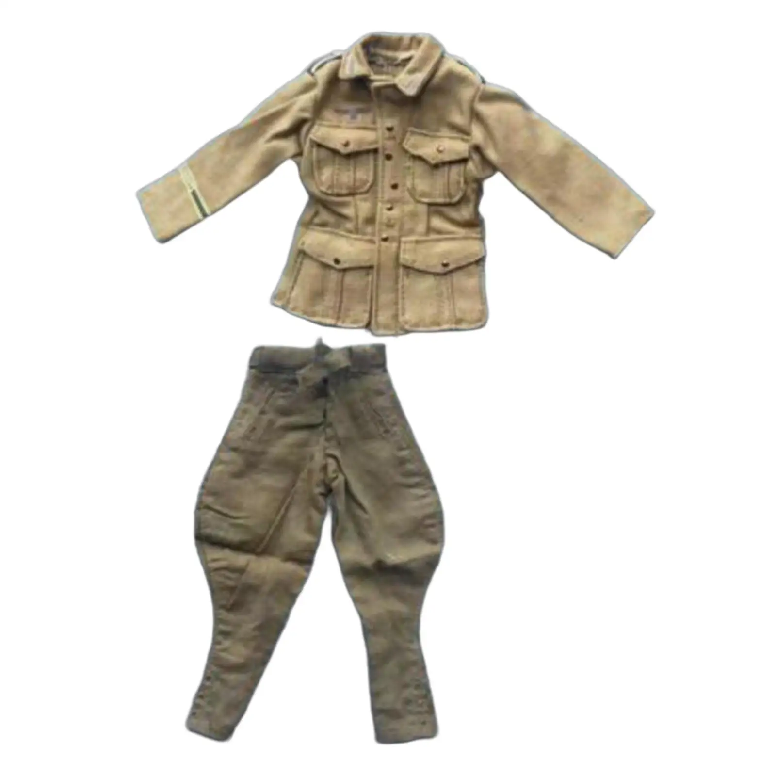 Tenues de veste et pantalon de soldat, accessoires de figurines à beurre, 12 po, 1/6