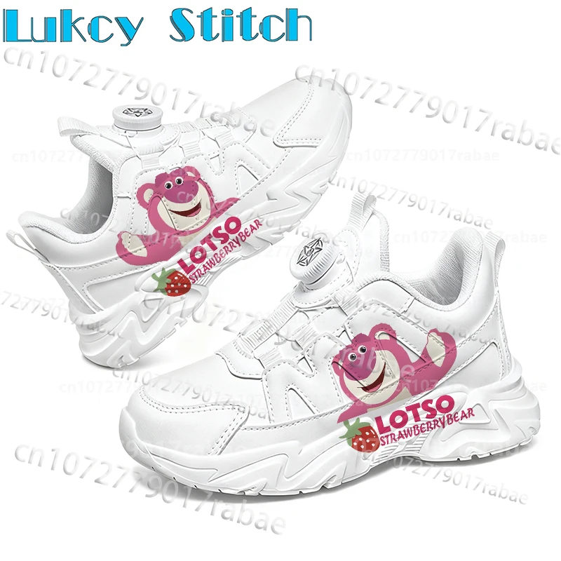 

Lotso Design Children's Cartoon Basketball Shoes Boys Girls High Quality Genuine Leather Campus Sports Shoes Kids Birthday Gift