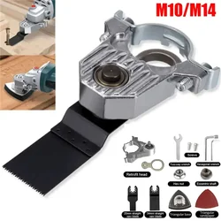 14Pcs/set M10 M14 Angle grinder Conversion Head Kit For 100 Type Angle Grinder Polisher Polishing Oscillating Accessories