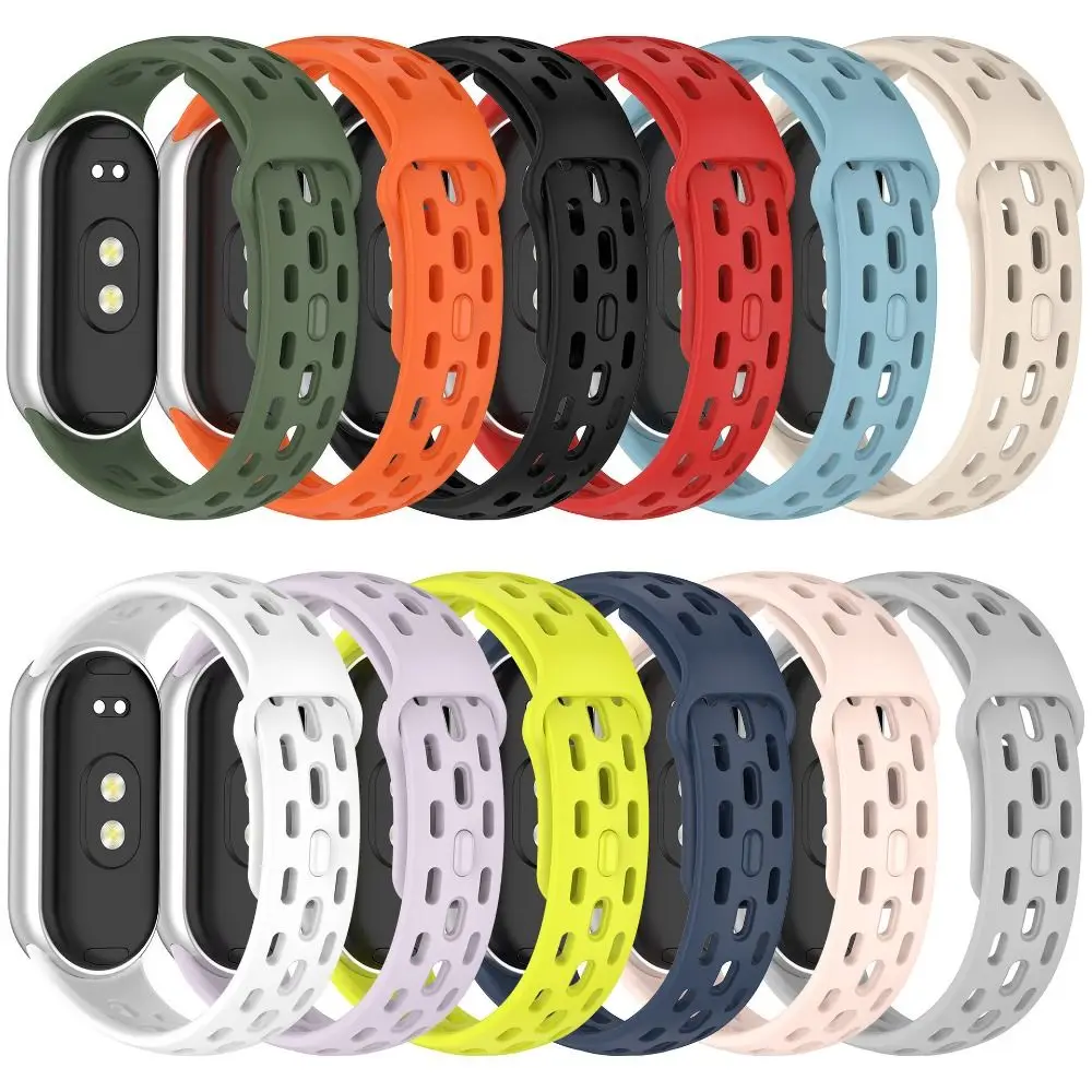 Soft TPU Strap Replacement Accessories Smart Watch Band Breathable Sport Bracelet Wristband Belt