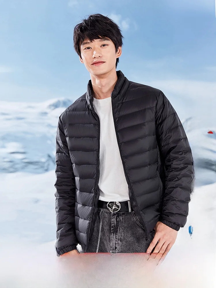 

Lightweight Puffer Jaet Men's Casual ort Stand Collar Warm Du down Coat Spring New Arrival Snow Flng 2026