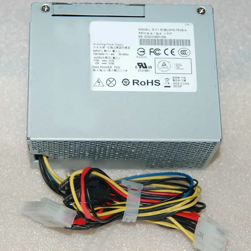 

For DPS-75VB B DPS-75VB A for Dahua 4SATA Power Supply 12V 75W PSU