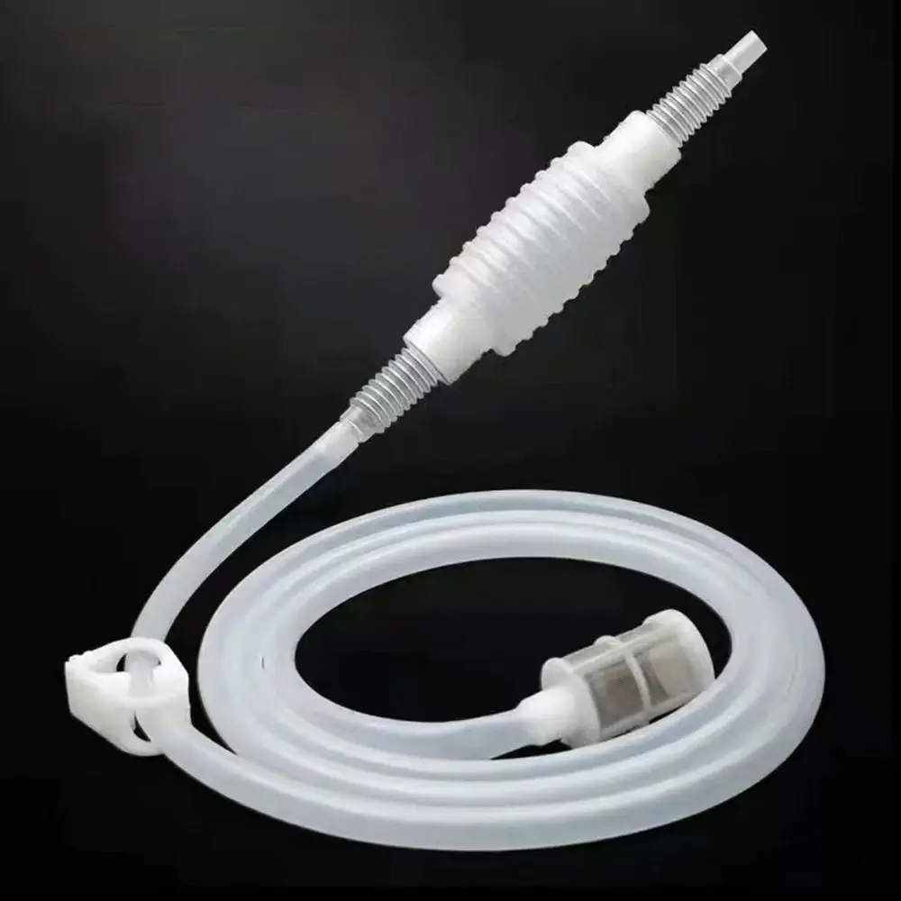 Manguera de sifón para elaboración de cerveza, herramienta de Bar DIY, Extractor de vino, tubo de filtro de destilador de Alcohol de plástico para el hogar, 1 Uds., 2M