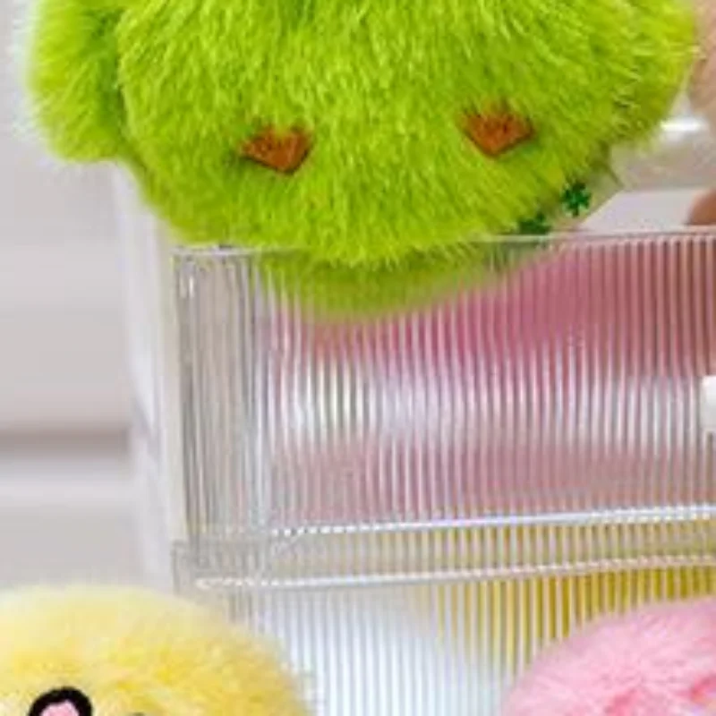 

1 шт. Подвеска для рюкзака: милый плюшевый попугай с голосовым эффектом, мягкая игрушка, кавайное украшение, брелок, подарок для детей