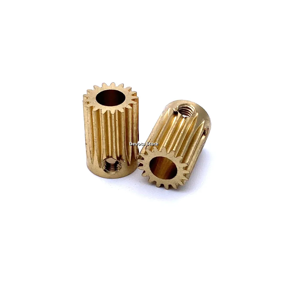 0.5M 17T 5mm Hole Copper Gear M3 Quality Gear 17 Teeth