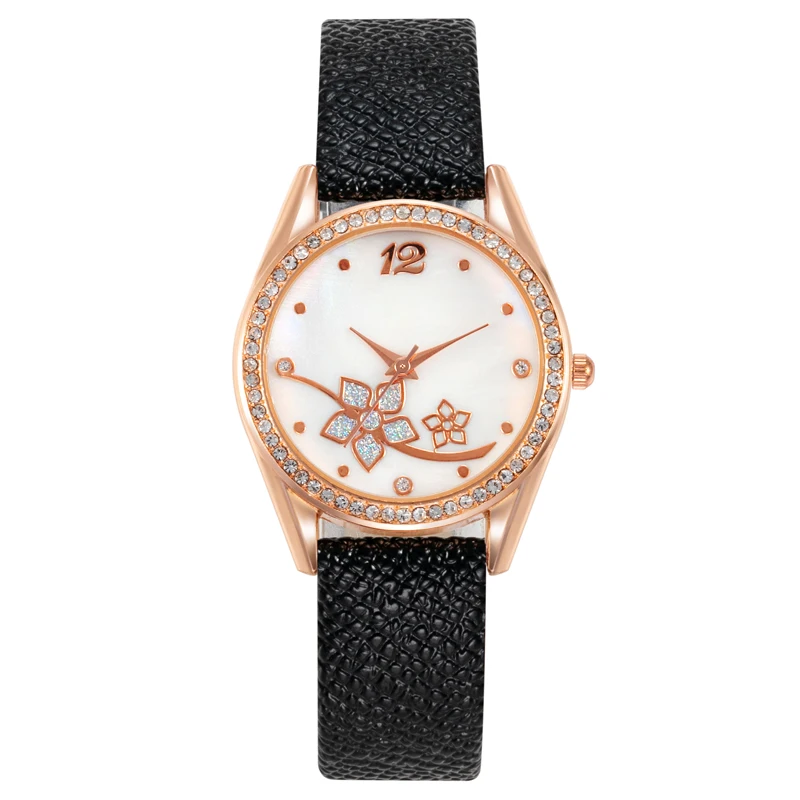 2023 Spring New Luxury Rhinestone Women's Watch Roman Characters Flower Trend Temperament Watch Female