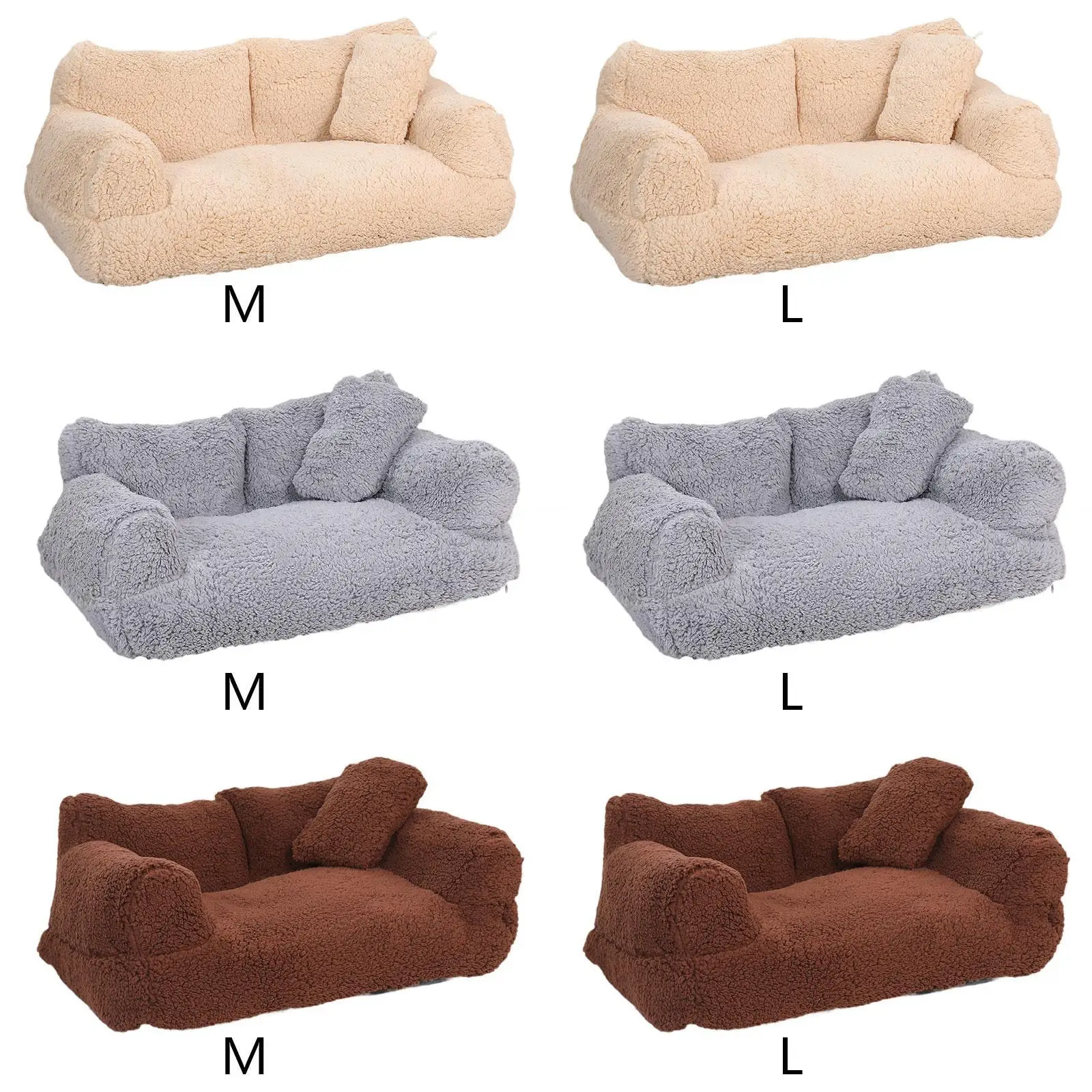 Cat Couch Bed Anti Slip Bottom Cat Beds for Indoor Cats for Cats Puppy