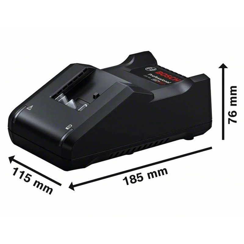 Imagem -03 - Bosch-carregador Rápido de Iões de Lítio Carregamento de Amp Corrente Modo Duplo Slots de Montagem na Parede Ferramenta de Armazenamento Conveniente Gal18v40 18v