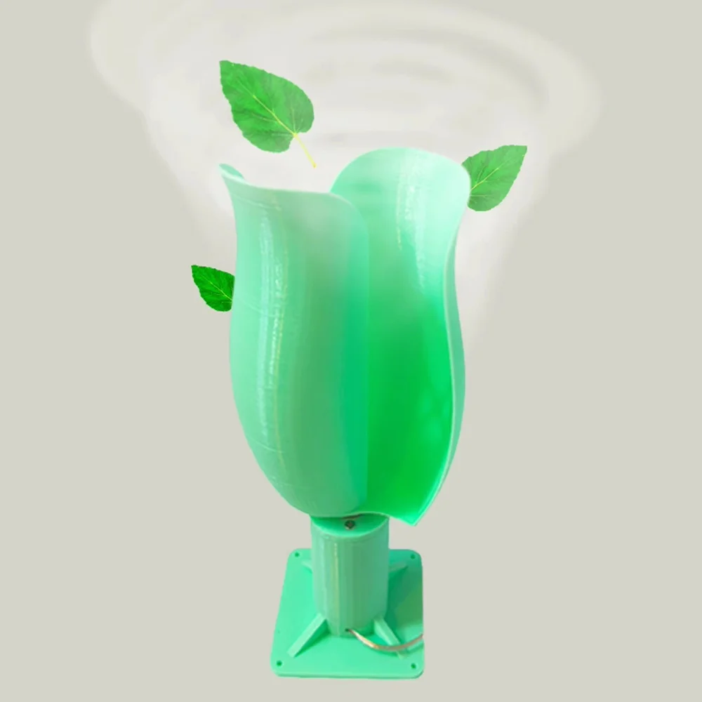 1~12V Permanent Magnet Brushless Wind Turbine Model, 20W Tulip Type Vertical Wind Power Generation