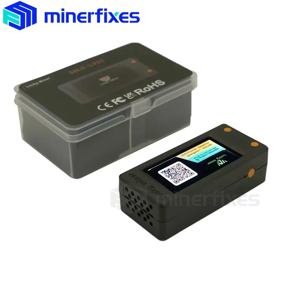 New Lucky Miner LV02 Nerdminer Bitcoin Miner SOLO Lotto Machine BTC Winning Machine Bitcoin Miner 75KH/S