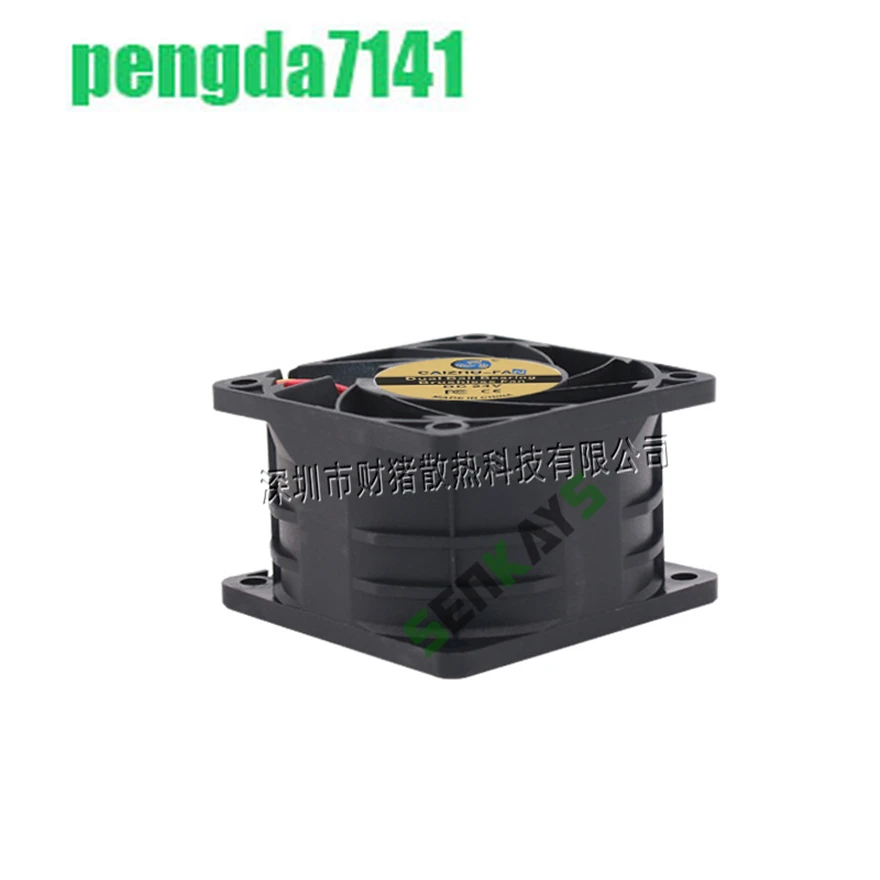 Bearing bola ganda 60x60x38mm 6038 DC 24V 6800rpm kipas Server peralatan mesin Brushless angin Super kipas keras 2510 3pin