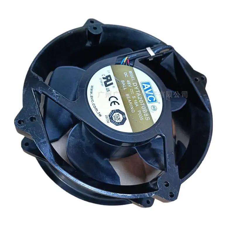 

Jinlingge for AVC DYTA2070B8S 200x200x70mm DC 48V 5.16A Metal Frame PWM High Power Industrial Fan