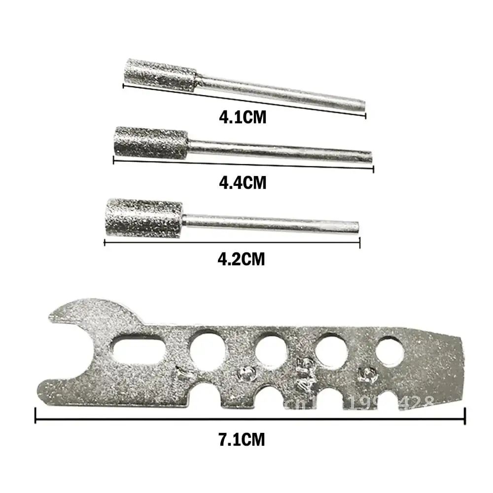 Attachment Chainsaw Sharpener Rotary Tool Chain Saw Sharpening Guide Drill Adapter Head Ruler