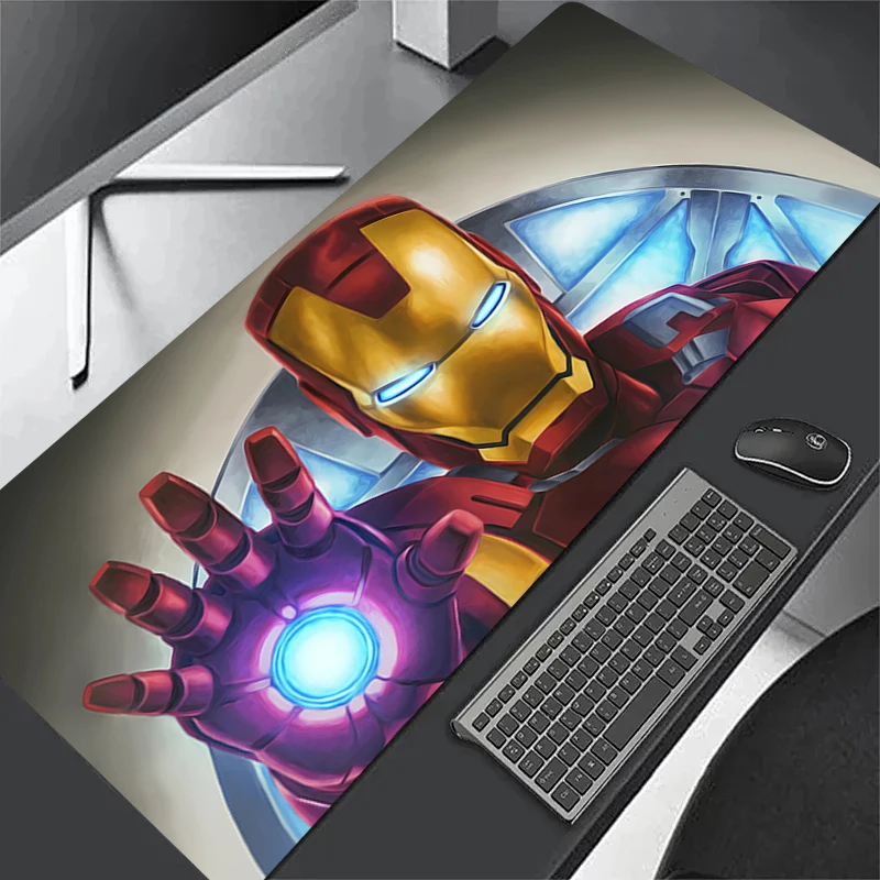 

Mouse Pad I-Iron Mans Gaming Laptops Keyboard Mat Deskmat Pc Accessories Desk Protector Gamer Mats Anime M-Marvels Home Decor