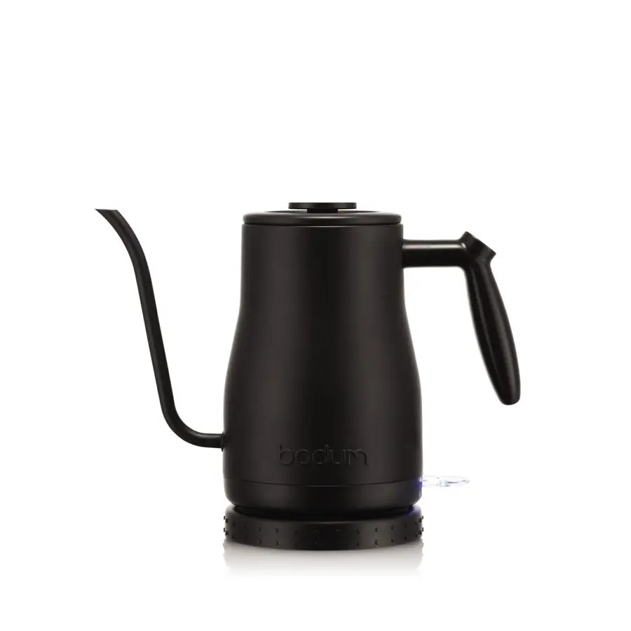 

34oz Bistro Gooseneck Electric Water Kettle, Pour Over Coffee amp Tea, Stainless Steel, Matte Black