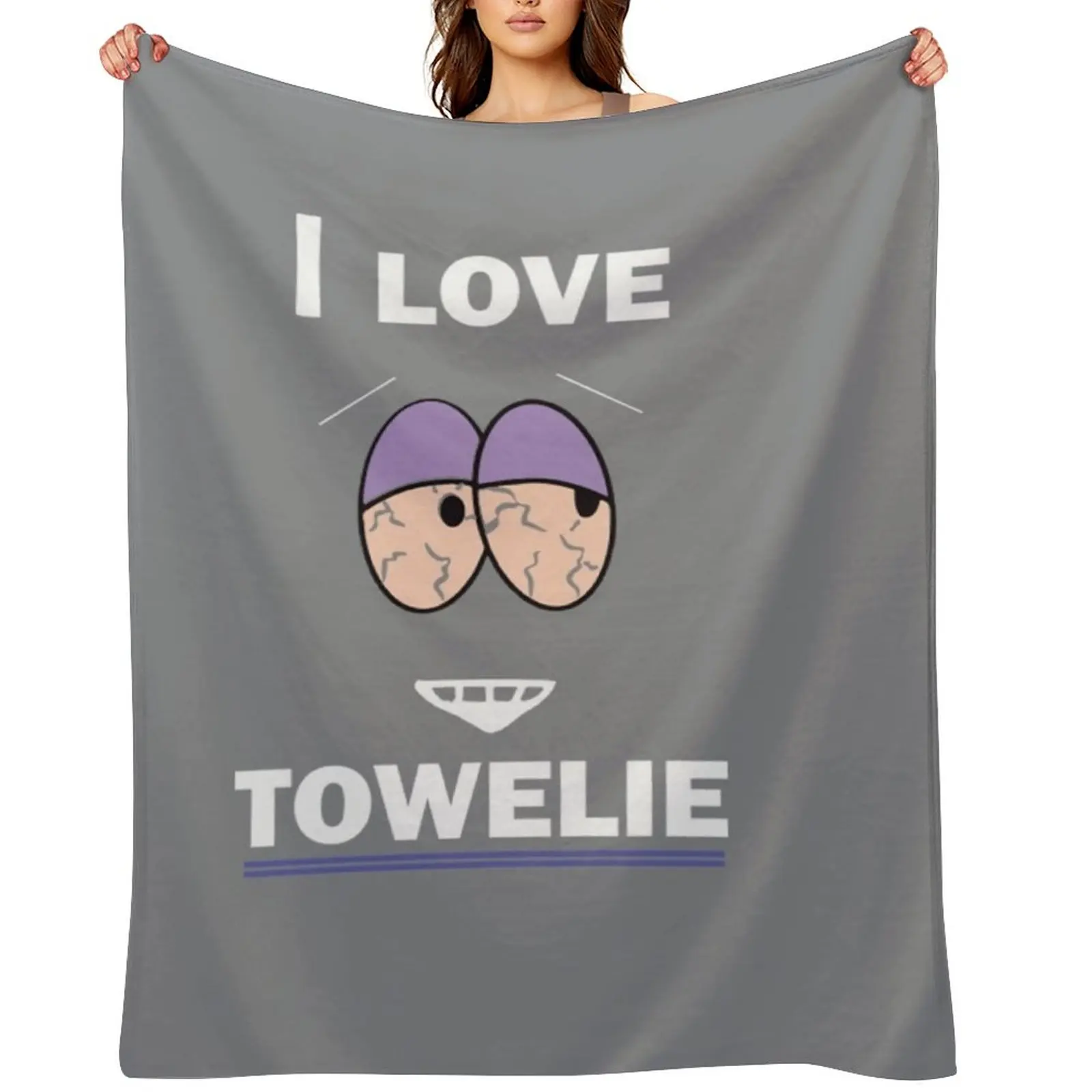 

I Love Towelie South Park eyes Throw Blanket Hair Giant Sofa Winter beds Soft Beds Blankets