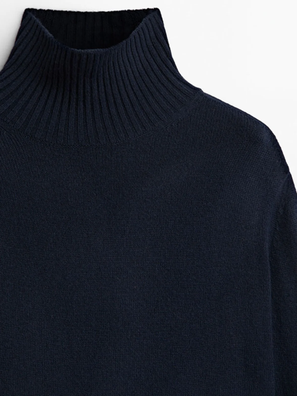 Suéter Midi de Tricô Ele High Ne para Mulheres, Moda Outono Inverno, Nova Chegada, Camada Base Simples para o Dia a Dia