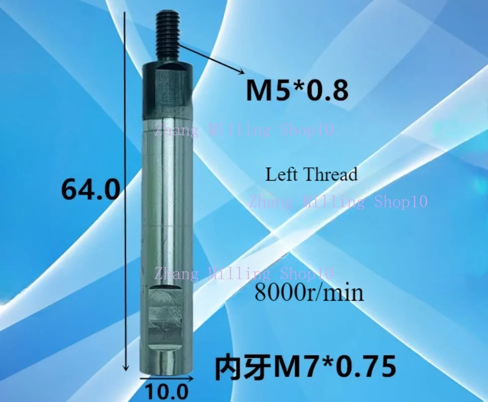 FL-07850 Revolving Tip Rotary Joint M5*0.8 Left Thread XT320 S2 Automatic Bar Feeder Parts