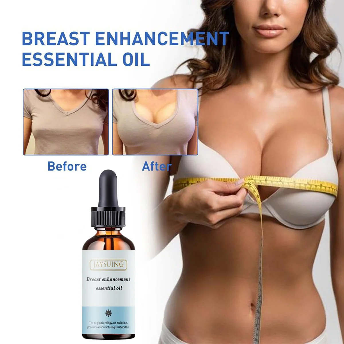 Breast Enlargement Essential Oil Frming Enhancement Breast Enlarge Big Bust Enlarging Bigger Chest Massage Care Moisturizing Oil