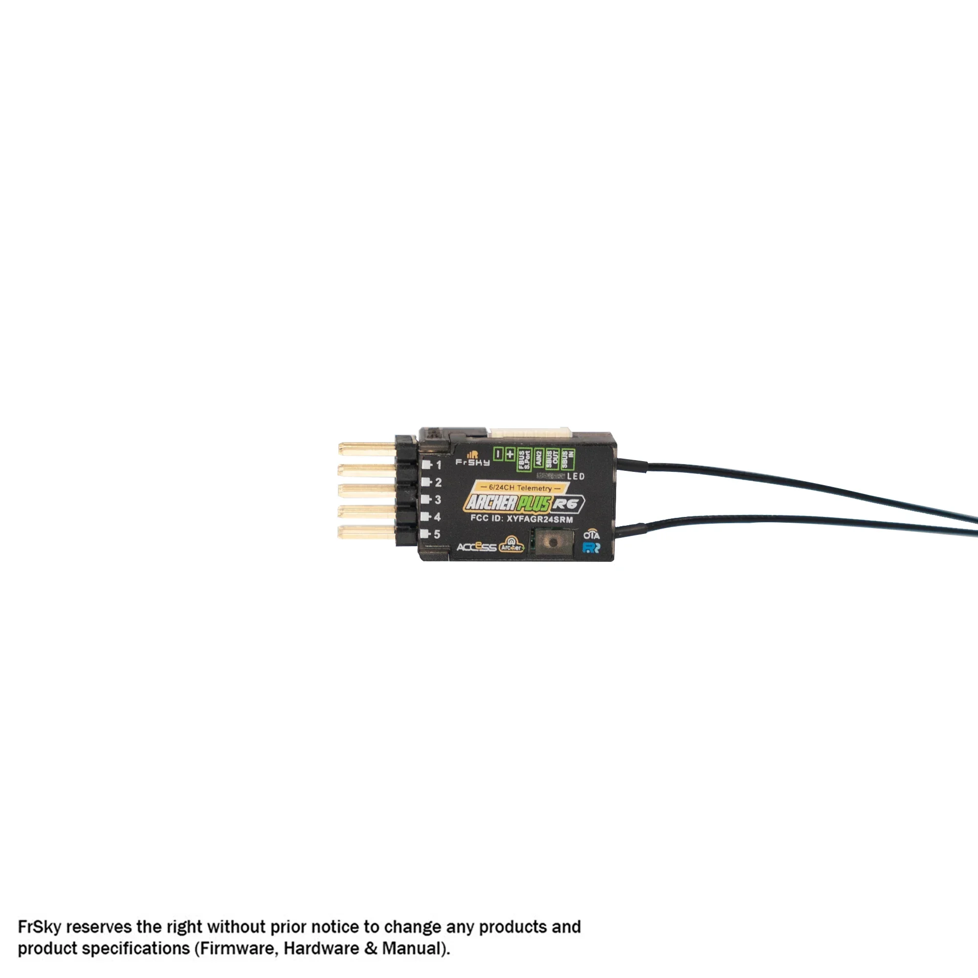 Frsky Archer Plus R6 / R6FB FBUS Version 2.4Ghz 2.4G RX Receiver For ACCESS and ACCST D16
