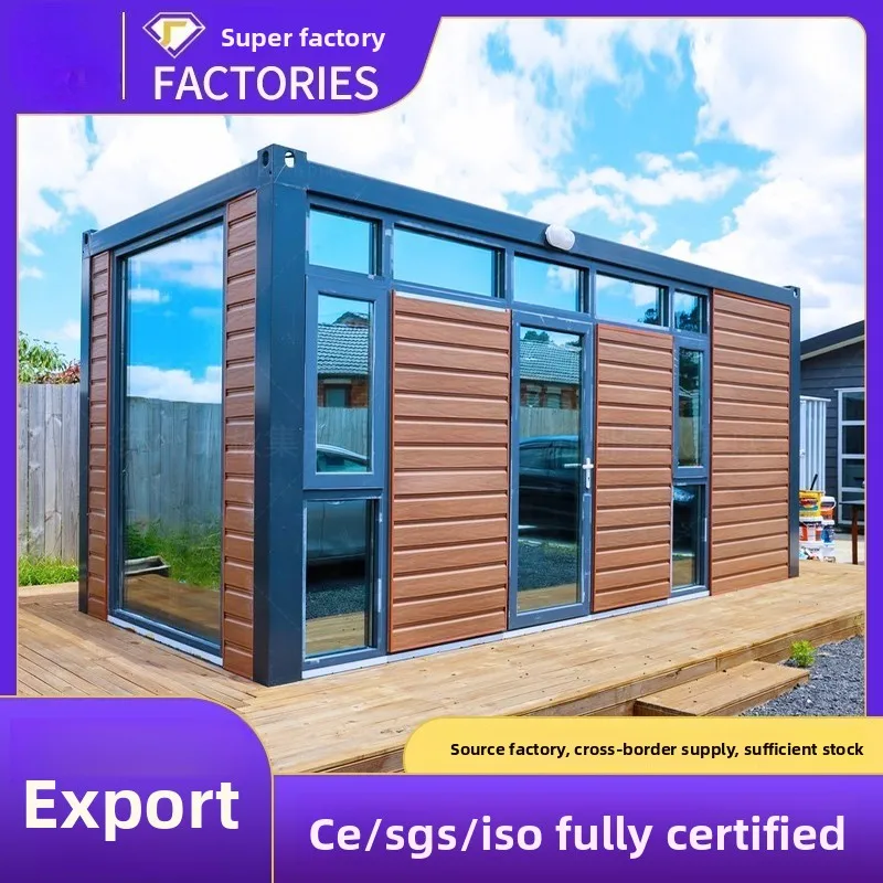 Container Prefabricated House, Exit Assembly, Packaging Box, Outdoor Residents, Temporary Construction Office, Homestay