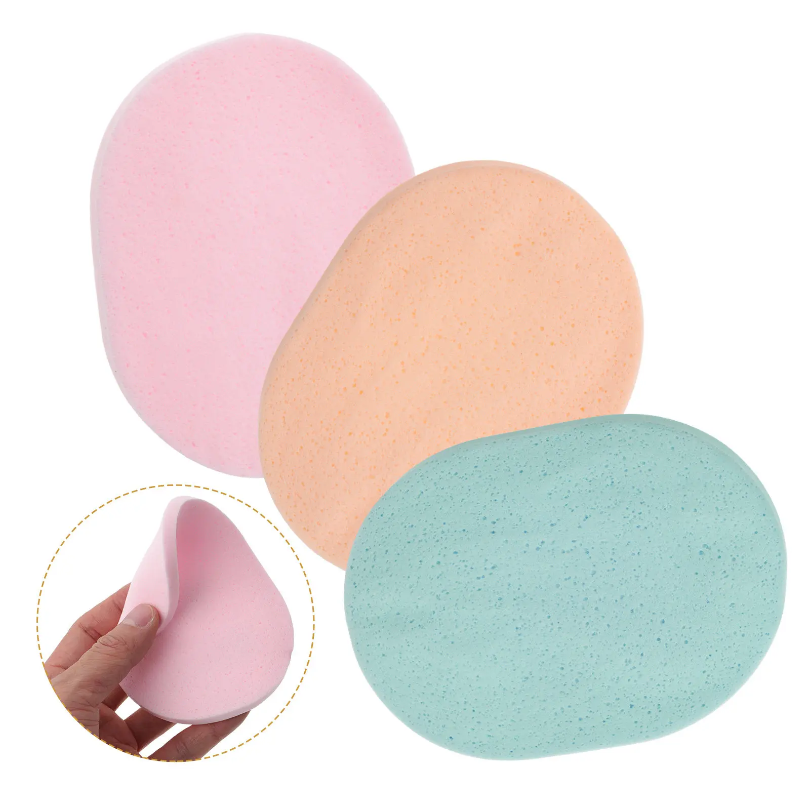 

24 шт. многофункциональных губок для очищения лица, портативные многоразовые скраберы для лица для ежедневного снятия макияжа