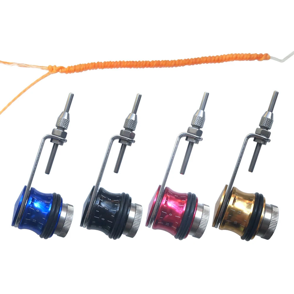 AS 1 unidad de anudador de bobina GT/FG PE, dispositivo anudado de pesca, varilla de tracción, nudo de línea inferior colgante, herramientas enrolladoras, accesorios de asistencia