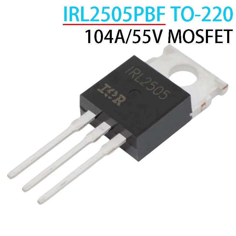 5 PCS IRL2505PBF TO-220 55 V/104A canal N mos IRL2505 TP220