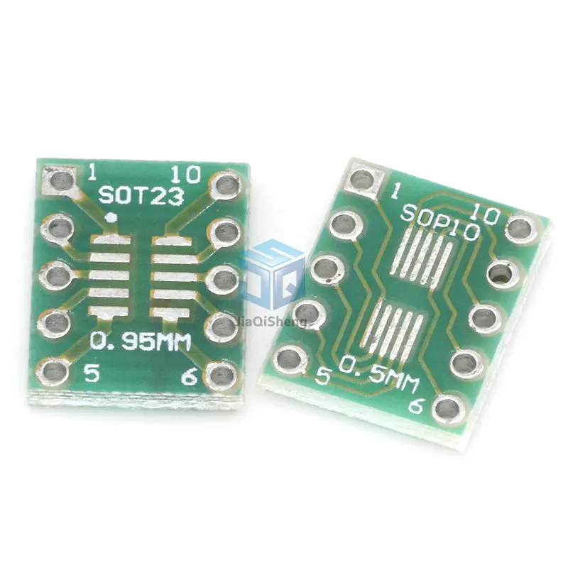 10 pz SOT23 MSOP10 a DIP Transfer Board DIP Pin Board Pitch Adapter