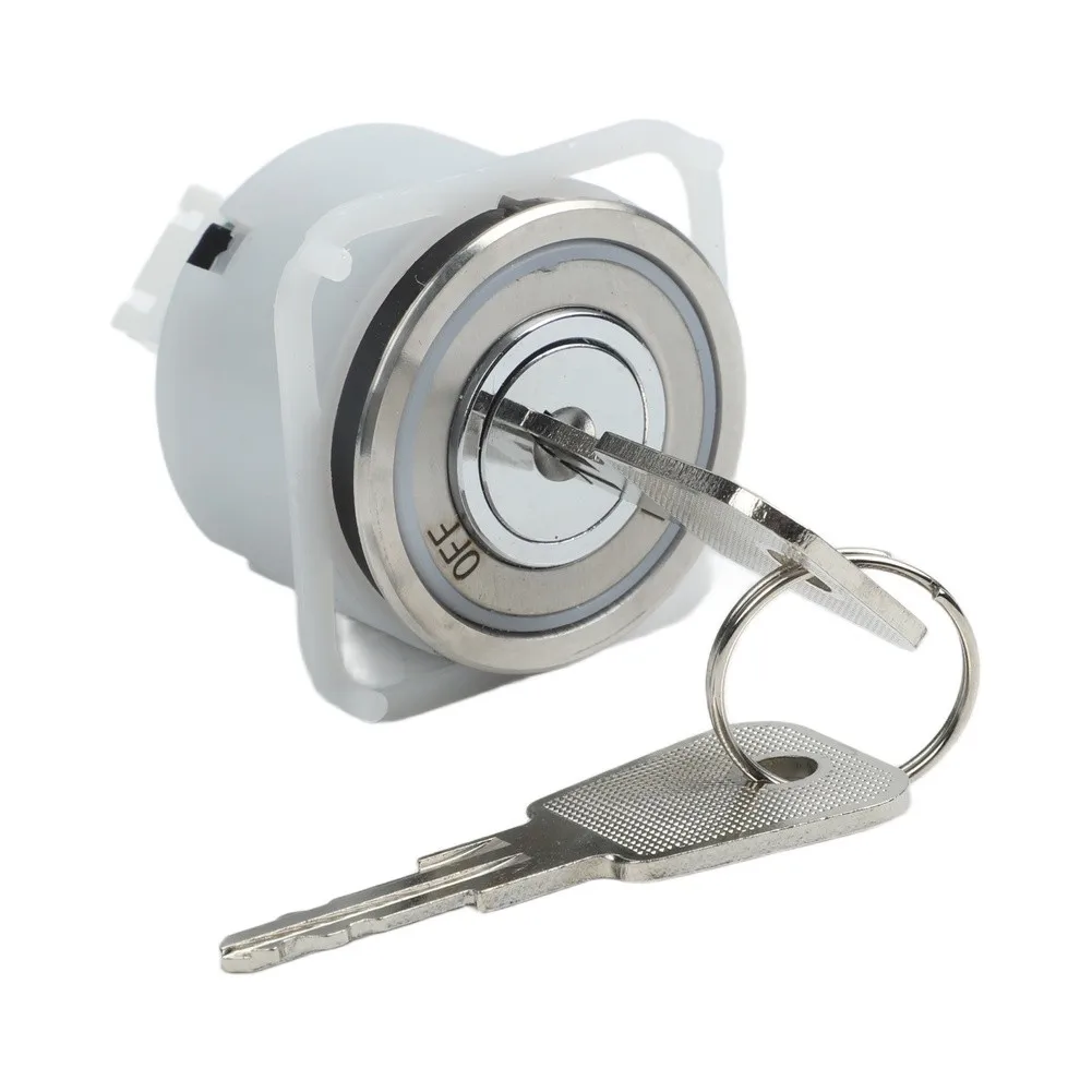 Zinc Alloy CK2912 Key Switch 33mm Round Lock For Elevator Base Station Fire Protection Rail Transportation Machinery Security