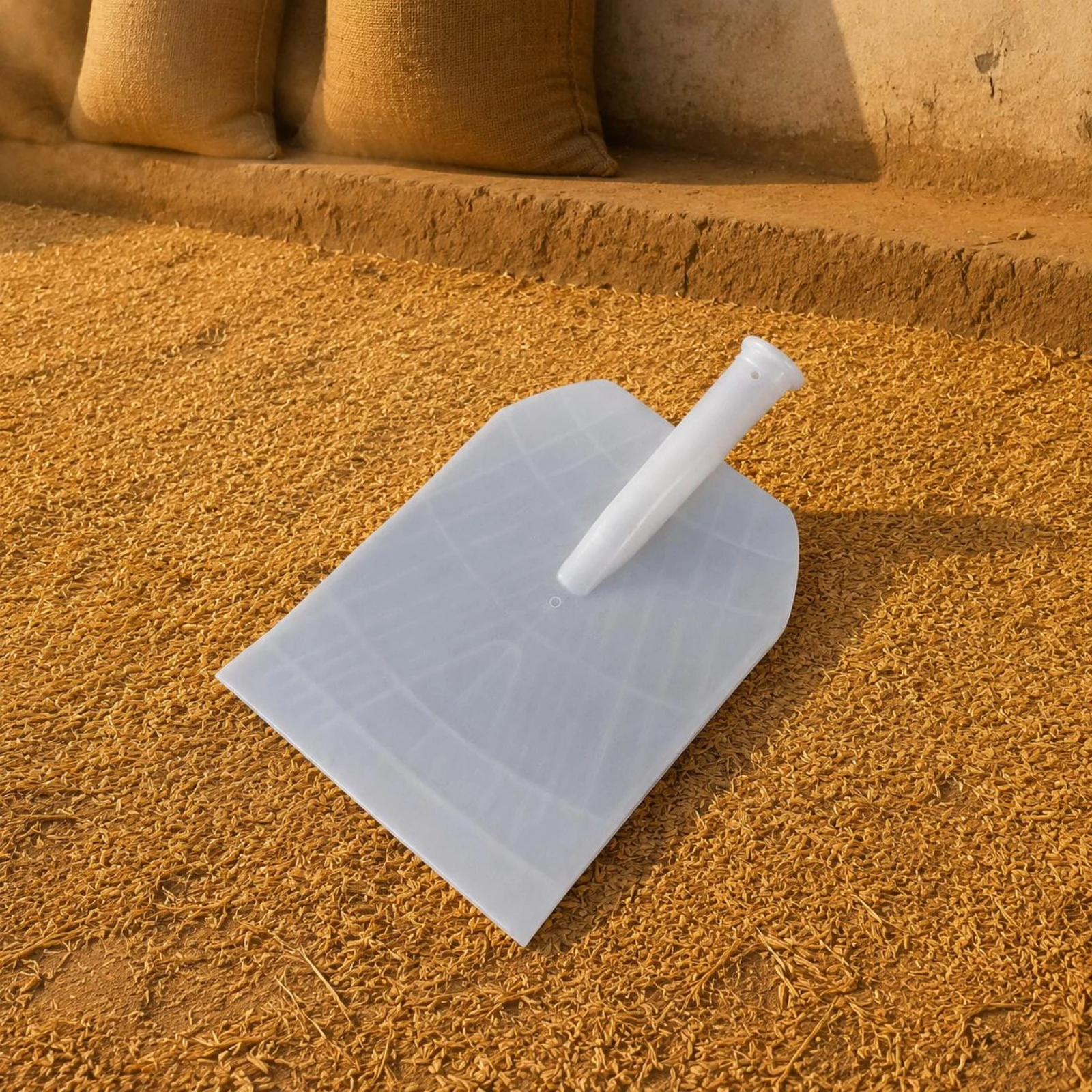 

Plastic Grain Shovel Polished Surface Grain Shovel Farm Tool Single-Handed-Handed Outdoor Equipment Lightweight