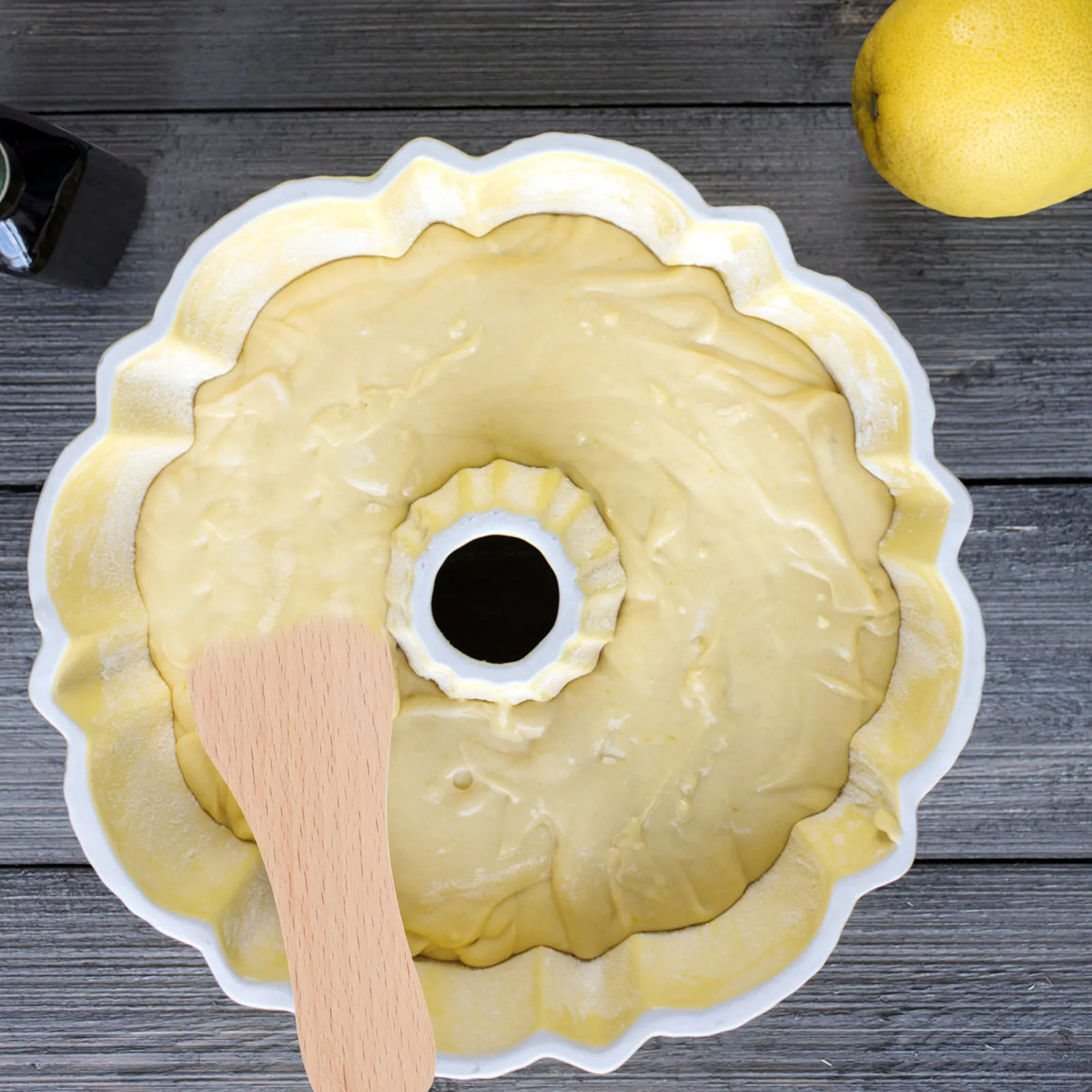 

6Pcs Small Wooden Spatula Multi-Purpose Heat-Resistant Cooking Utensil Kitchen Scraper Wood Buttercream Spreader Baking