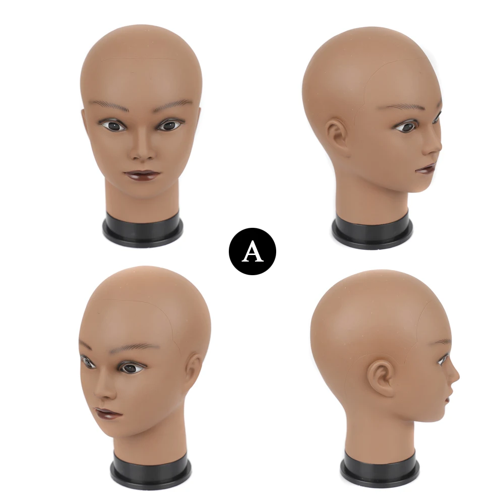 Female Mannequin Head Model For Making Wig Hat Jewelry Display Cosmetology Manikin Hairdressing Doll Afro Hairdresser With Tpins