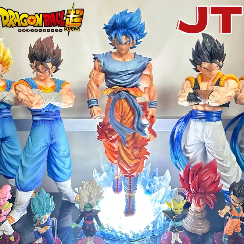 

Оригинальные игрушки JT в наличии 33 см Dragon Ball Son Goku ‌ Kirin Ultra - Коллекции фигурок Blue Goku Kakarotto Super Saiyan
