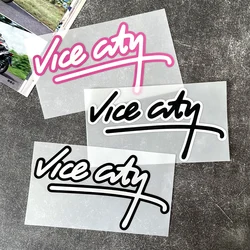 Vice City Sticker Windshield Decorative Decals Car Stickers Personality Creative Stickers For Automobile Exterior Accessories