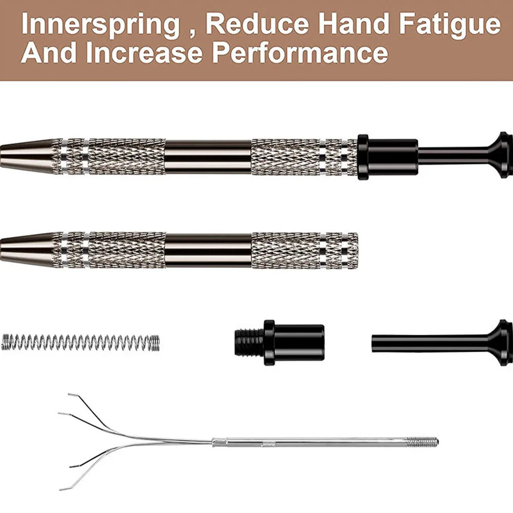 

2pcs Screw Pickup Tool Adjustable Grabber For Small Objects Retrieval Electronic Component Extractor Repair Hand Tool Ic Chip