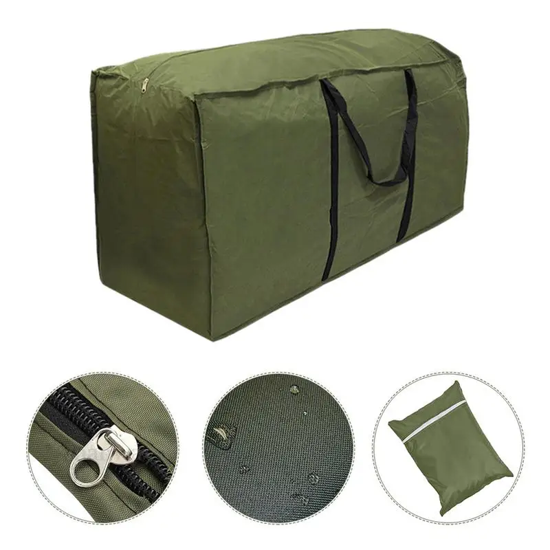 Cushion Storage Bag Large Capacity Furniture Protective Cover Outdoor Garden Waterproof Dustproof Christmas Tree Organizer New