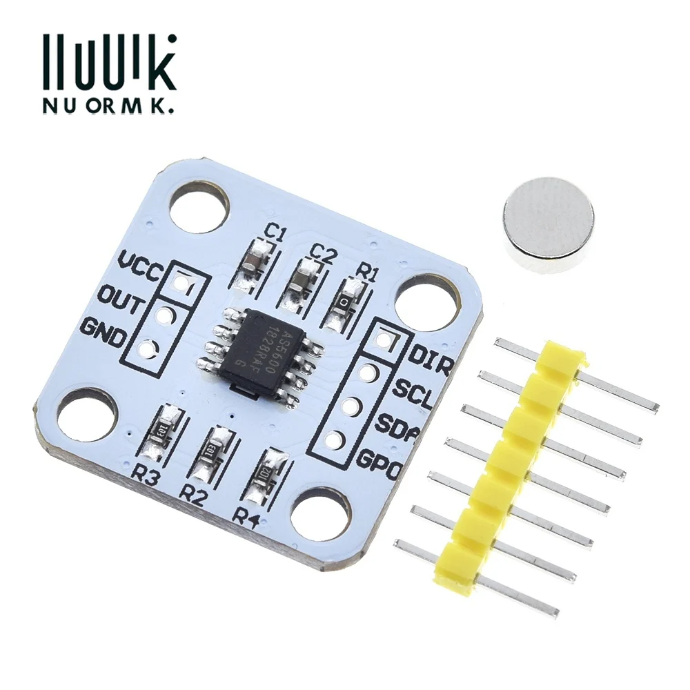 

AS5600 Magnetic Encoder 12bit 3.3V High Precision Magnetic Induction Angle Measurement Sensor Module Arduino