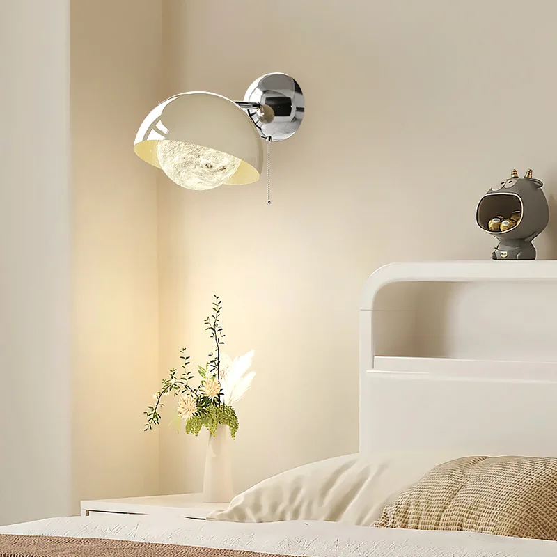 Bedside Wall Lamp 330 Degree Rotation Adjustable Wall Lamp Reading Light With Switch Minimalist Nordic Hotel Room Master Bedroom